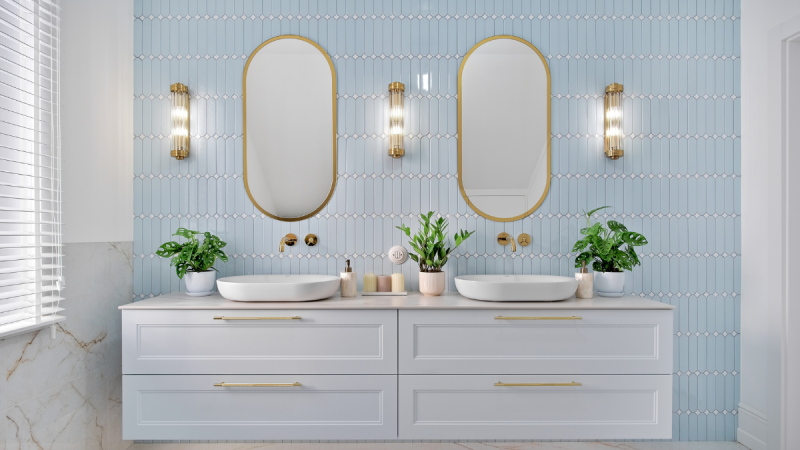 najmodniejsze wnętrza mozaika cecile raw decor w łazience trendy 2024 aranżacje domu